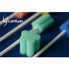 China Dental Sponge Brush Disposable For Oral Cleaning manufacturer
