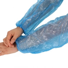 الصين غطاء ذراع يمكن التخلص منه تغطية يدوية PE غطاء الأكمام البلاستيكية الصانع