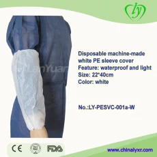 Chine Blanc Disposable Cover Sleeve PE Machine-Made fabricant