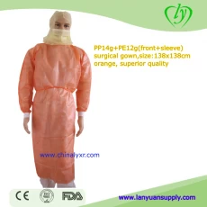 China Disposable Surgical Gown Non Woven Knitted Cuff manufacturer