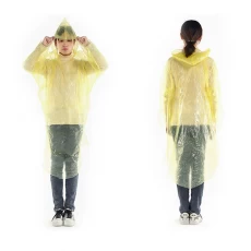 China Easy to Carry Disposable PE Raincoat manufacturer