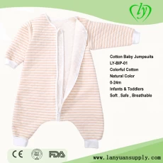porcelana Jumpsuits de bebé de algodón de algodón natural de fábrica fabricante