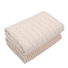 porcelana Almohadilla de cama absorbible reutilizable para bebés de algodón de fieltro fabricante