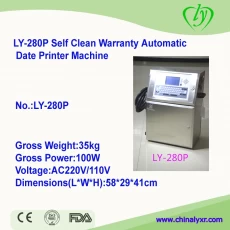China LY-280P Self Clean Warranty Automatic  Date Printer Machine manufacturer