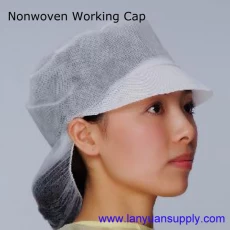 China LY Disposable Nonwoven Snood Cap Working Cap  manufacturer