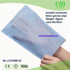 China LY Wegwerfspunlace Reinigungsbad Patientenhandschuhwipes Hersteller