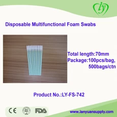 China LY-FS-742 Disposable Medical Dental Swabs/Foam Swabs manufacturer