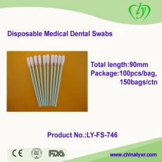 porcelana LY-FS-746 médicos desechables esponjas de espuma Dentales / Swabs fabricante