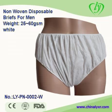 China LY Non Woven Disposable Briefs for Men manufacturer