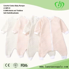 China Hersteller Baumwoll Kleinkind Schlafanzug Baby Strampler Neugeborene Overalls Hersteller