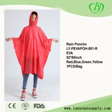 China Maker Light EVA Emergency Rain Poncho manufacturer