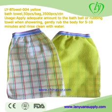 China Massage Bath Glove Disposable Soft And Comfortable manufacturer