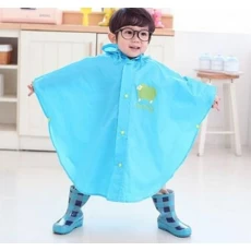 China Multi-coloured Cute and Waterproof Chilren Rain Poncho manufacturer
