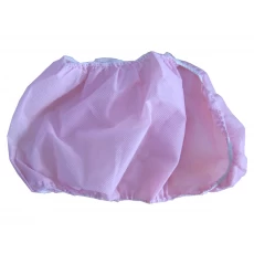 China Non Woven Full Elastic Bar Overshoe Anti Skid in Pink manufacturer