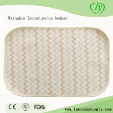 Chine OEM Coton coloré Absorbant lavable sous pad fabricant