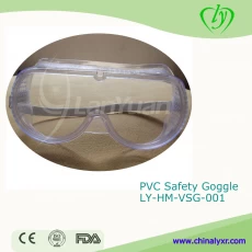 China PVC schützende medizinische Goggle Hersteller