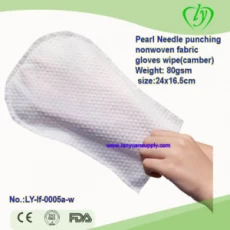 porcelana Pearl Needle Punching tela no tejida guantes limpiar fabricante