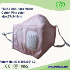 China Washable and Breathable Pink Dust Mask manufacturer