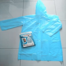 China Plastic Poncho With Buttons and Hood manufacturer
