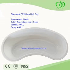 China Polypropylene Disposable PP Kidney Dish 700cc Multi Color Available manufacturer