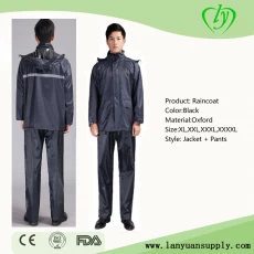 China Raincoat with Reflective Tape manufacturer