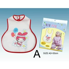 China Soft EVA Baby Bib with Lovely Cartoon Pattern manufacturer