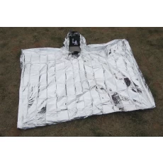 China Waterproof Emergency Poncho with Hood manufacturer