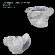 China White Nonwoven Disposable Underwear for Women manufacturer