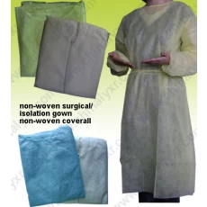China Yellow Disposable Surgical Gown Nonwovens Hersteller