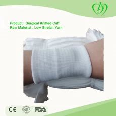 China disposable cotton knit rib cuff for isolation gown manufacturer