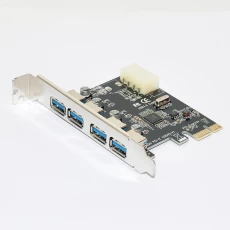 China 4-Port USB 3.0 PCI-E X1 Erweiterungskarte für PC Hersteller