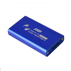 China ES-MSATA（Blue）2.5inch SATA HDD Enclosure manufacturer