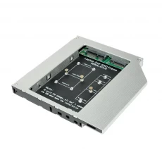 China HD1206-MN 2nd HDD Caddy With mSATA SSD Card and  NGFF SSD Card manufacturer