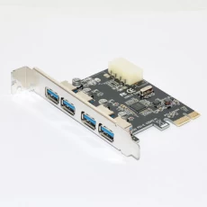 China M 4-Port PCI-E auf USB 3.0 HUB PCI Express-Erweiterungskartenadapter Unterstützt eine Geschwindigkeit von 5 Gbit / s Hersteller