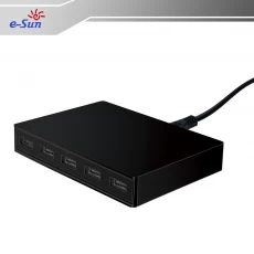 China 5 ports USB QC2.0 Adapter Can charge Laptop,Tablet,Smart phone at the same time. manufacturer