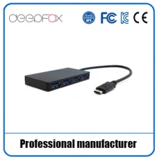 China USB Typ C 3.1 Hub zu 4 Ports USB 3.0 Adapter Konverter für das neue MacBook Hersteller