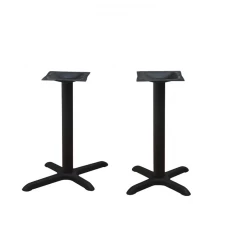 Китай Черные ножки стола с четырьмя ножками из чугуна, металлические ножки стола производителя