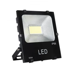 China 100W Alumínio COB Black LED Floodlight Estilo BK com ângulo de feixe de 120 graus fabricante