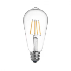 China Classic ST64 LED filament bulbs 6.5W manufacturer