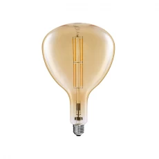 Chiny Możliwość przyciemniania R160 Big Size vintage żarówek LED filament 8W producent
