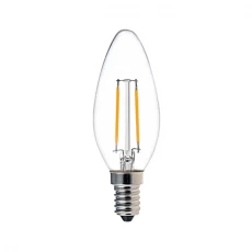 porcelana Bombilla de luz de vela de filamento LED C32 2W fabricante