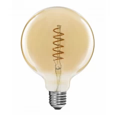 China Flexible LED Globe Filament bulbs G125 4W manufacturer