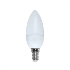 China Plastic clad aluminum C37 dimmable LED Chandelier light 5W manufacturer