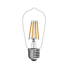 China ST58 LED filament bulb Edison style 4W clear glass manufacturer