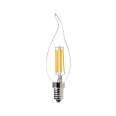 porcelana Lámparas de filamento de cola CA35 LED filamento 4W fabricante