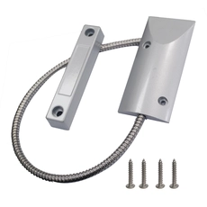 Trung Quốc Cửa kim loại trên cao NC/NO Cảm biến báo động tiếp xúc từ tính có dây cho hệ thống báo động an ninh nhà chế tạo