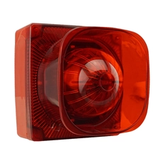 porcelana Sirena de luz estroboscópica de alarma de emergencia contra incendios fabricante