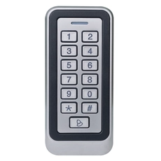 Cina Tastiera per controllo accessi porta automatica Custodia in metallo impermeabile Rfid 125khz/13,56Mhz Tastiera per controllo accessi autonoma con 1000 utenti produttore