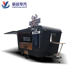 China mobile food cart ice cream trailer with full kitchen equipment supplier popular in USA manufacturer