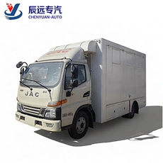 中国 柴油 JAC 品牌移动自动售货卡车与冰淇淋车制造商库存更便宜 制造商